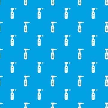 Extraction tool pattern seamless blue Stock Illustration