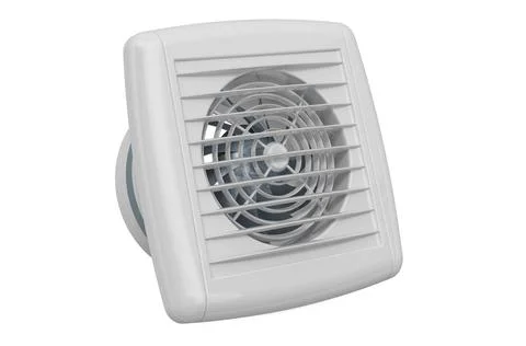 Extractor Fan for bathroom or kitchen. 3D rendering Extractor Fan for bath... Stock Photos