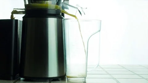 Extractor making orange juice Stock Footage 71245435