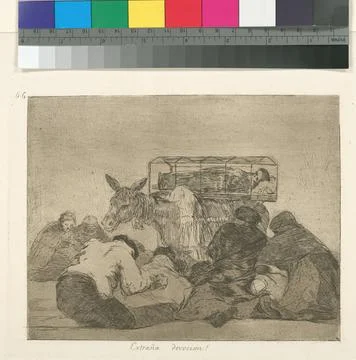 Extrana devocion!. Goya, Francisco (1746-1828). 1810. Avery, Samuel Putnam... Stock Photos