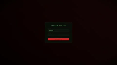 Extraordinary alien signal appears on computer screen during hacking simula.. Stock Footage 327744282