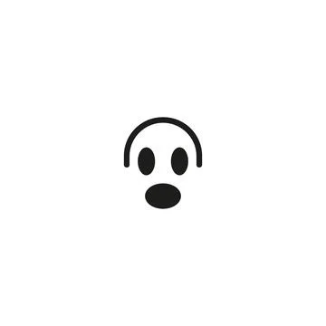 Extraterrestrial alien face or head symbol line art vector icon for apps and  Stock-Illustration