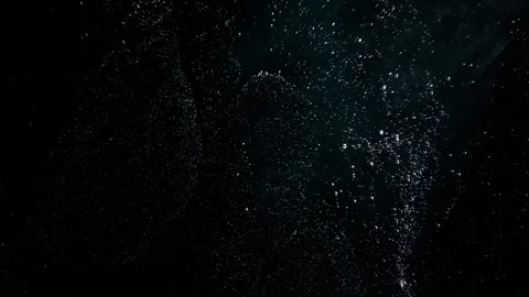 Extraterrestrial ball of yellow light track path curve and disappears. Moving Stock Footage 98924286