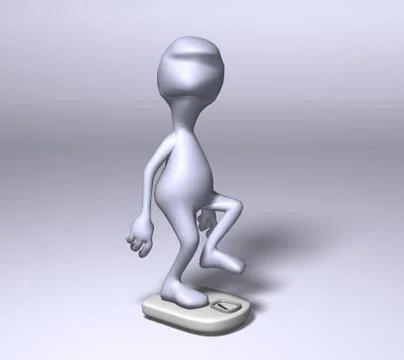 Extraterrestrial creature Stock Illustration