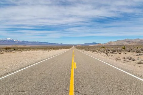 The Extraterrestrial Highway Stock Photos