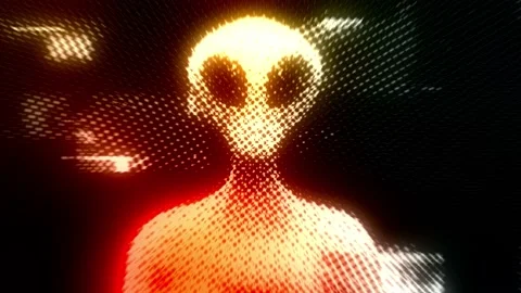 Extraterrestrial life or alien Video stock 134695037