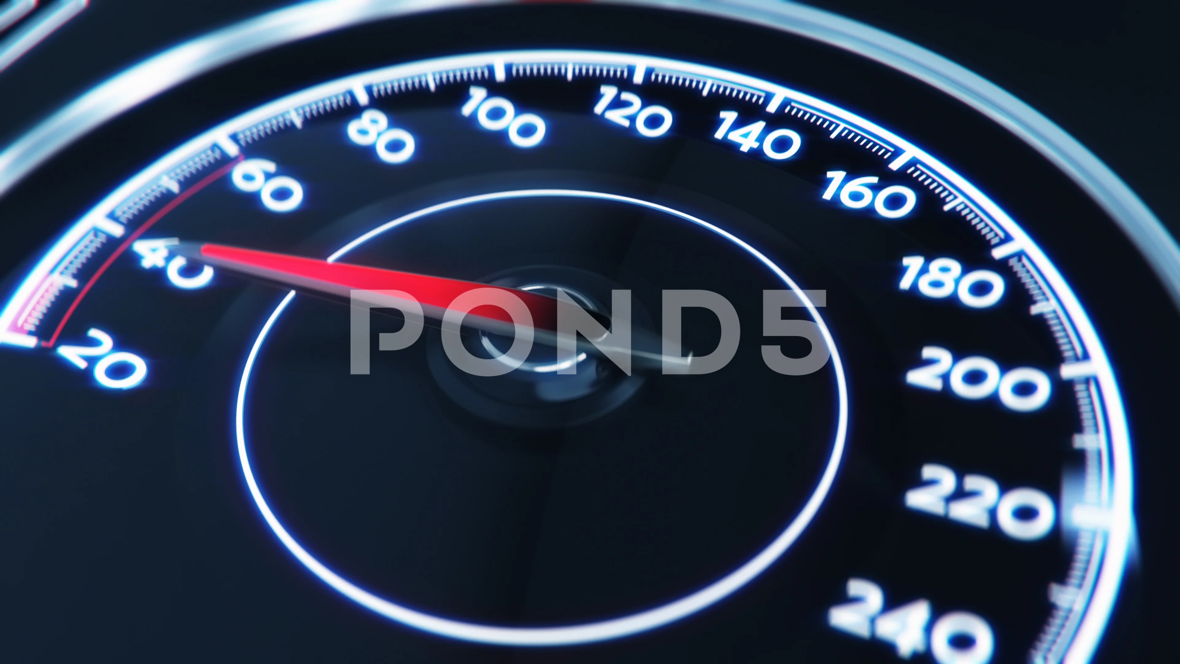 car speedometer speeding