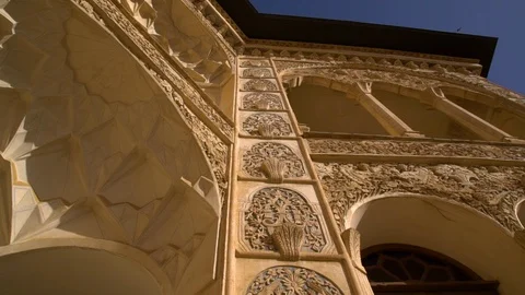 Extreme Angle of The Borujerdi House Stock Footage 100860721