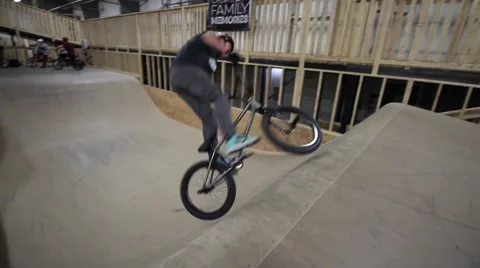 Extreme bmx crashes hard Stock Footage 56861188