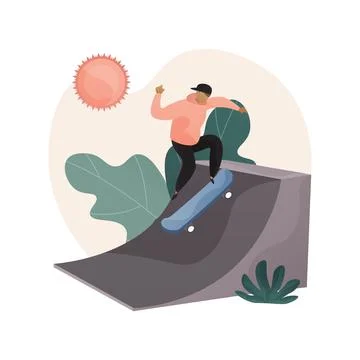 Extreme camp abstract concept vector illustration. Stock Illustration
