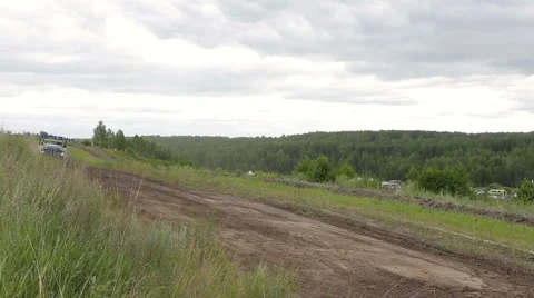 Extreme car off-road racing Stock Footage 65013689