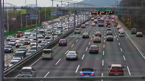 Extreme Car Stagnation Vídeo Stock 106396828