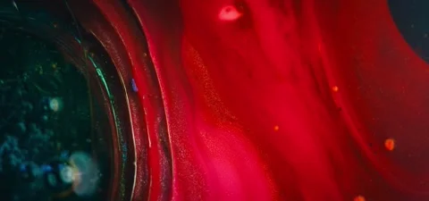 Extreme Close-up Abstract Fluid Effect – Super Slow Motion Background Video stock 316404340
