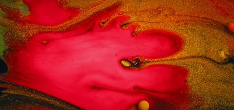 Extreme Close-up Abstract Fluid Effect – Super Slow Motion Background Video stock 316404398