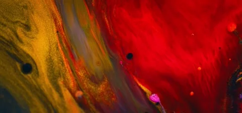 Extreme Close-up Abstract Fluid Effect – Super Slow Motion Background Video stock 316404408