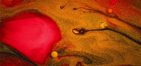 Extreme Close-up Abstract Fluid Effect – Super Slow Motion Background Video stock 316404412