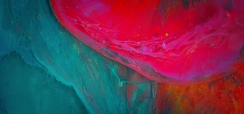 Extreme Close-up Abstract Fluid Effect – Super Slow Motion Background Video stock 316404883