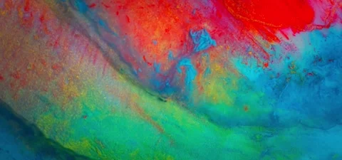 Extreme Close-up Abstract Fluid Effect – Super Slow Motion Background Video stock 316404884