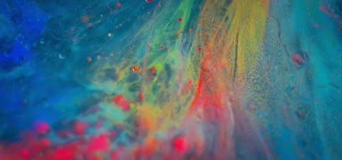 Extreme Close-up Abstract Fluid Effect – Super Slow Motion Background Video stock 316404982