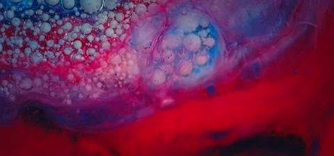 Extreme Close-up Abstract Fluid Effect – Super Slow Motion Background 動画素材 316405095