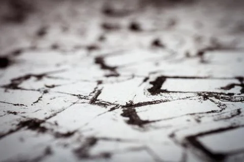 Extreme close up of acrylic paint texture Stock Photos