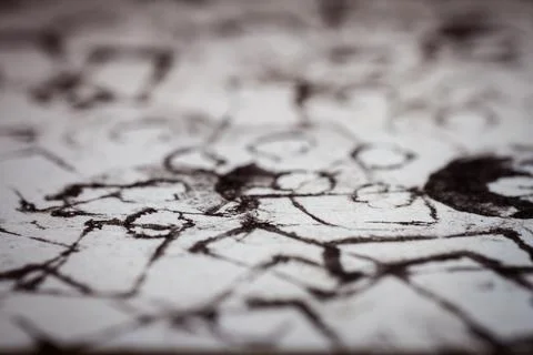 Extreme close up of acrylic paint texture Stock Photos