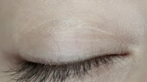 Extreme Close Up Eye Female Stock Footage 38017803