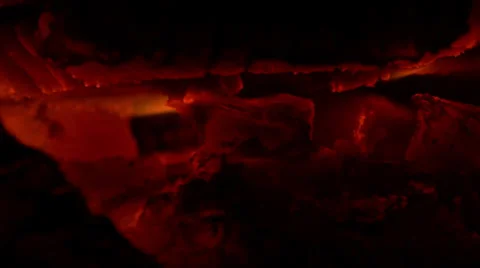 Extreme close up fire burning Stock Footage 24704107