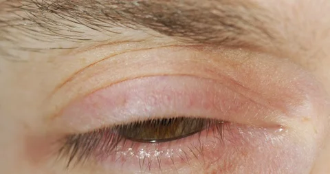 Extreme close up of a green eye Stock Footage 99744809