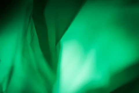 Extreme close up of green plastic texture background. Stock Photos