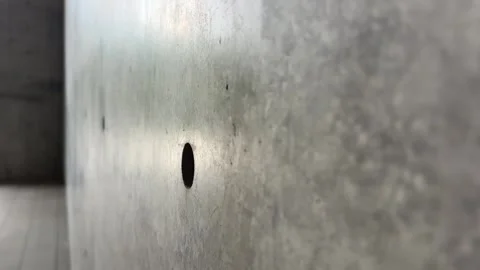 Extreme Close-Up of Grey Marble Wall with Diagonal Depth Stock-Footage 334358181