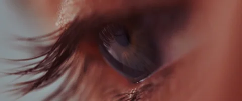 Extreme close up human eye iris Stock Footage 119497255