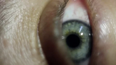 Extreme close up human eye, macro shoot Stock Footage 81683535