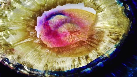 Extreme Close Up Macro Colors 06 Stock Footage 229449630