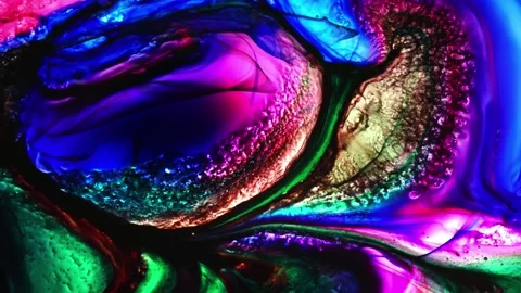 Extreme Close Up Macro Colors 07 Stock Footage 229449606
