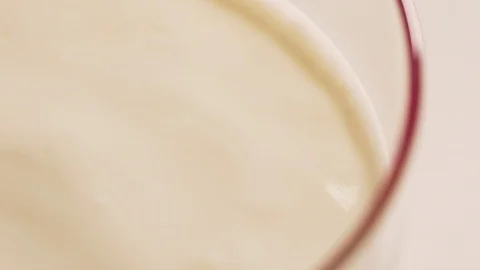 An extreme close macro plan organically pure gluten-free dairy product. Smooth Stock Footage 126212133