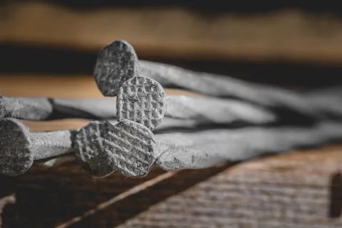 Extreme Close-up of Nails Texture Stock Photos