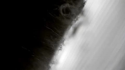 Extreme Close-Up of an Oscillating Fan Grille and Blades Video stock 344972315