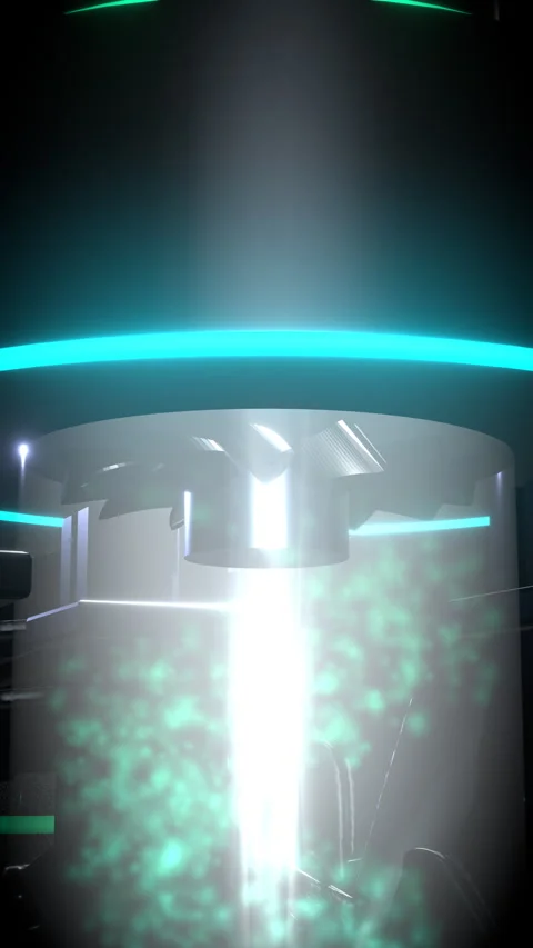 Extreme close-up panning over a Eco-friendly decarbonization, Vertical 9:16 4K Stock Footage 337790663