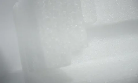 Extreme close up of a polystyrene piece Stock Footage 263078628