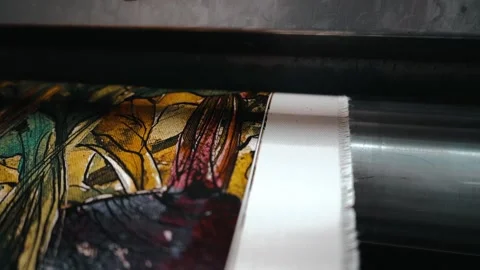 Extreme close up of printed material Stock Footage 135160562