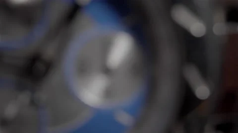 Extreme Close Up of the seconds hand on a men's chronograph watch. Stock Footage 60030622