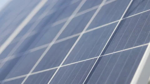 Extreme close up slide camera shot of the panels Stock-Footage 167839945