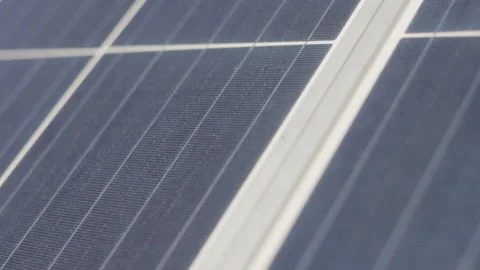 Extreme close up slide camera shot of the panels Video stock 167840160