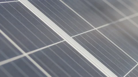 Extreme close up slide camera shot of the panels Video stock 167840163