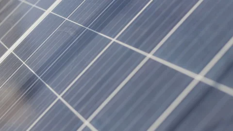 Extreme close up slide camera shot of the panels Video stock 167840434