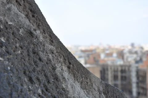 Extreme close up of stone structure Stock Photos