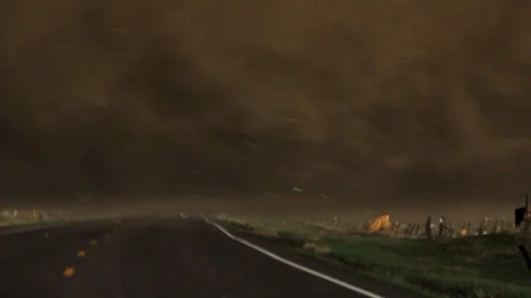 Extreme Close Up of a Tornado Stock-Footage 103234632