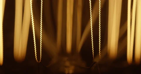 Extreme close up of tungsten Edison light bulb. Abstract moving background. Stock Footage 146676322