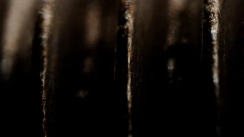 Extreme Close-ups of metal. Stock Footage 100284518